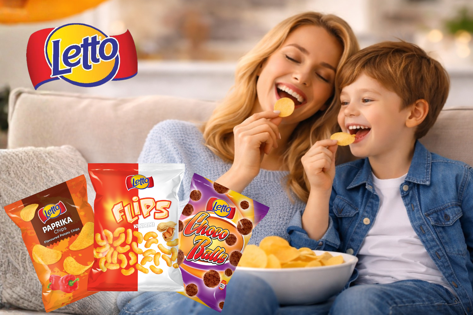 Letto Foods snacks banner